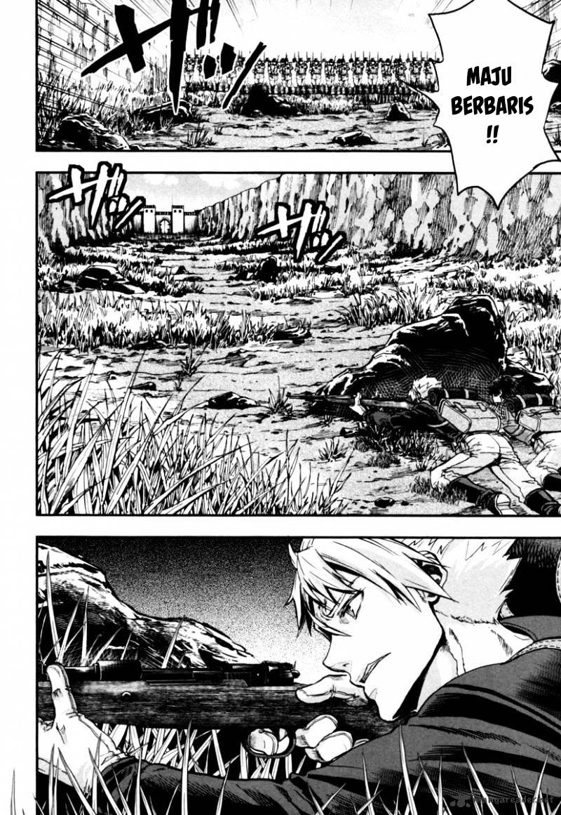 Halaman 33 dari Gunka no Baltzar Chapter 4