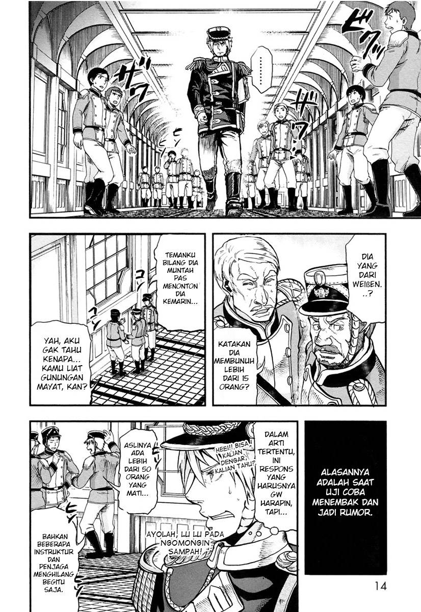 Halaman 14 dari Gunka no Baltzar Chapter 6