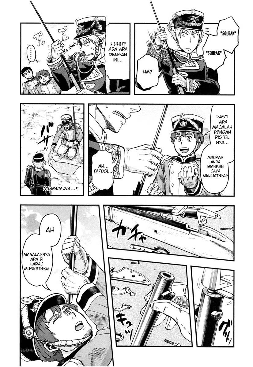 Halaman 22 dari Gunka no Baltzar Chapter 6