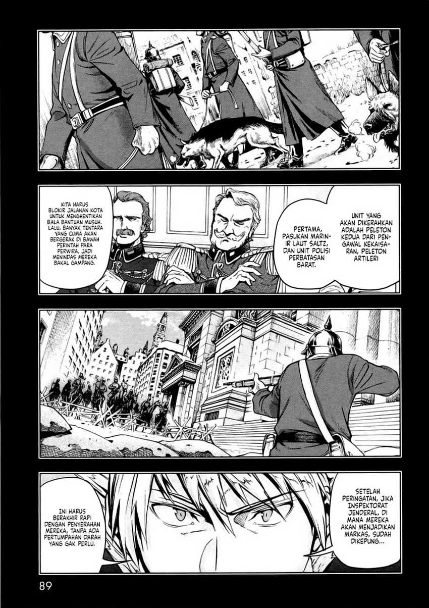 Halaman 14 dari Gunka no Baltzar Chapter 8