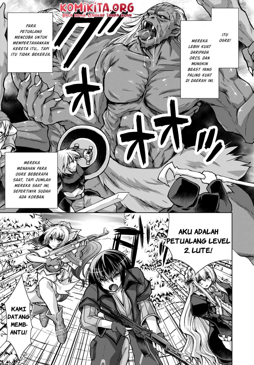 Gunota ga Mahou Sekai ni Tensei Shitara, Gendai Heiki de Guntai Harem o Tsukucchaimashita!? chapter 27 halaman 27