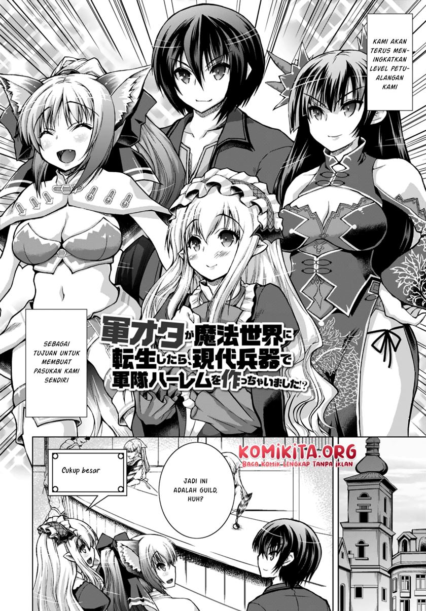 Gunota ga Mahou Sekai ni Tensei Shitara, Gendai Heiki de Guntai Harem o Tsukucchaimashita!? chapter 27 halaman 5
