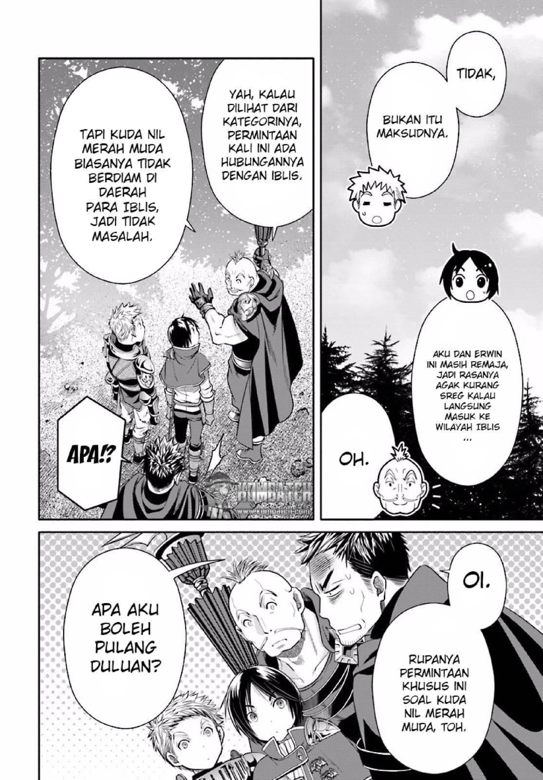Halaman 4 dari Hachinan tte, Sore wa Nai Deshou! Chapter 20