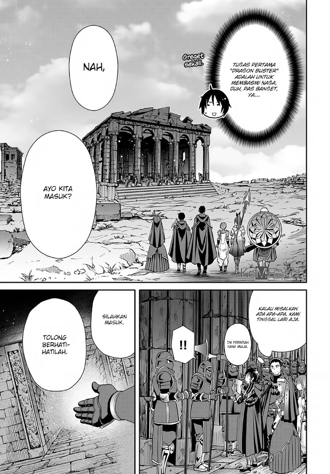 Halaman 12 dari Hachinan tte, Sore wa Nai Deshou! Chapter 27