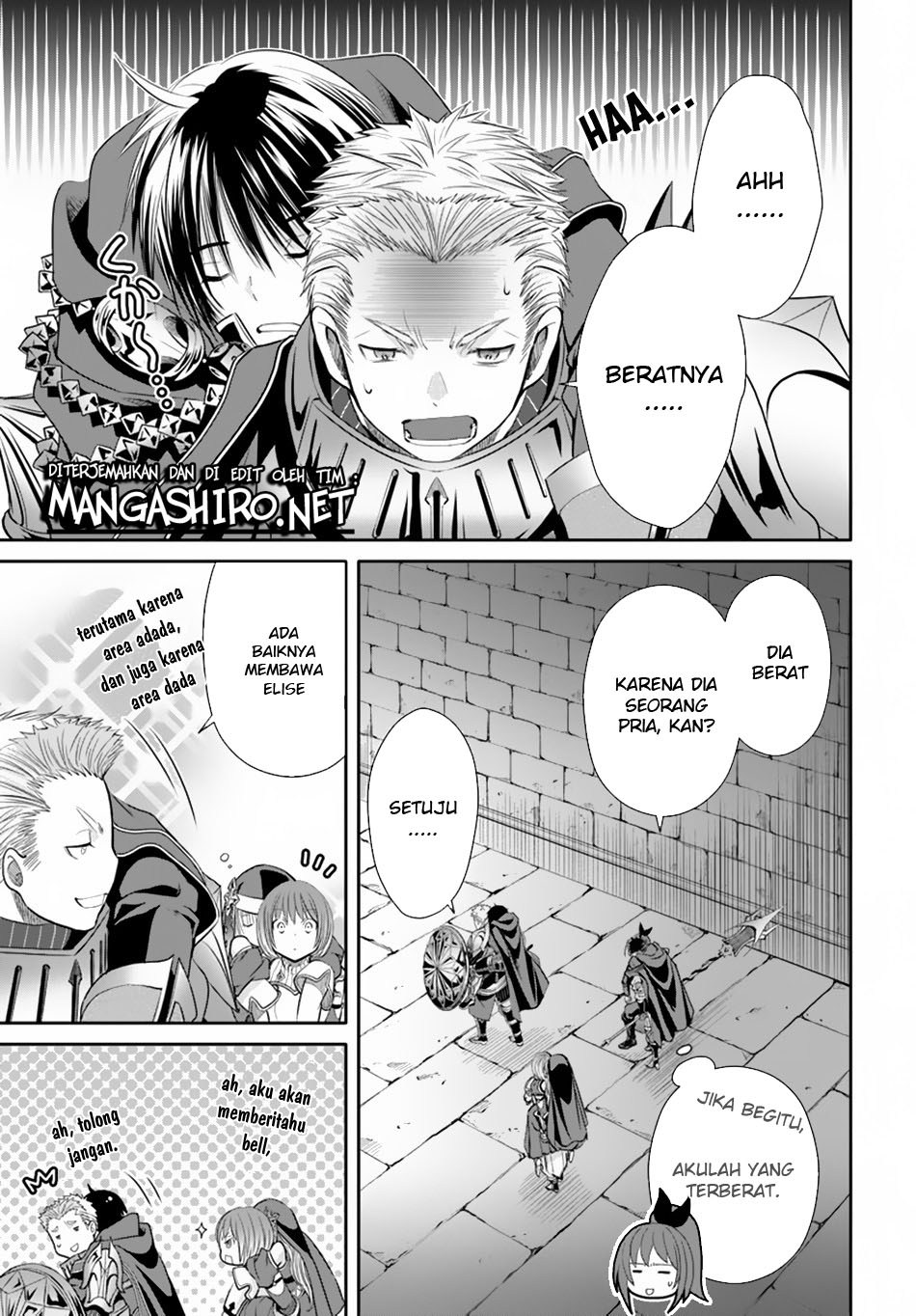 Halaman 2 dari Hachinan tte, Sore wa Nai Deshou! Chapter 35