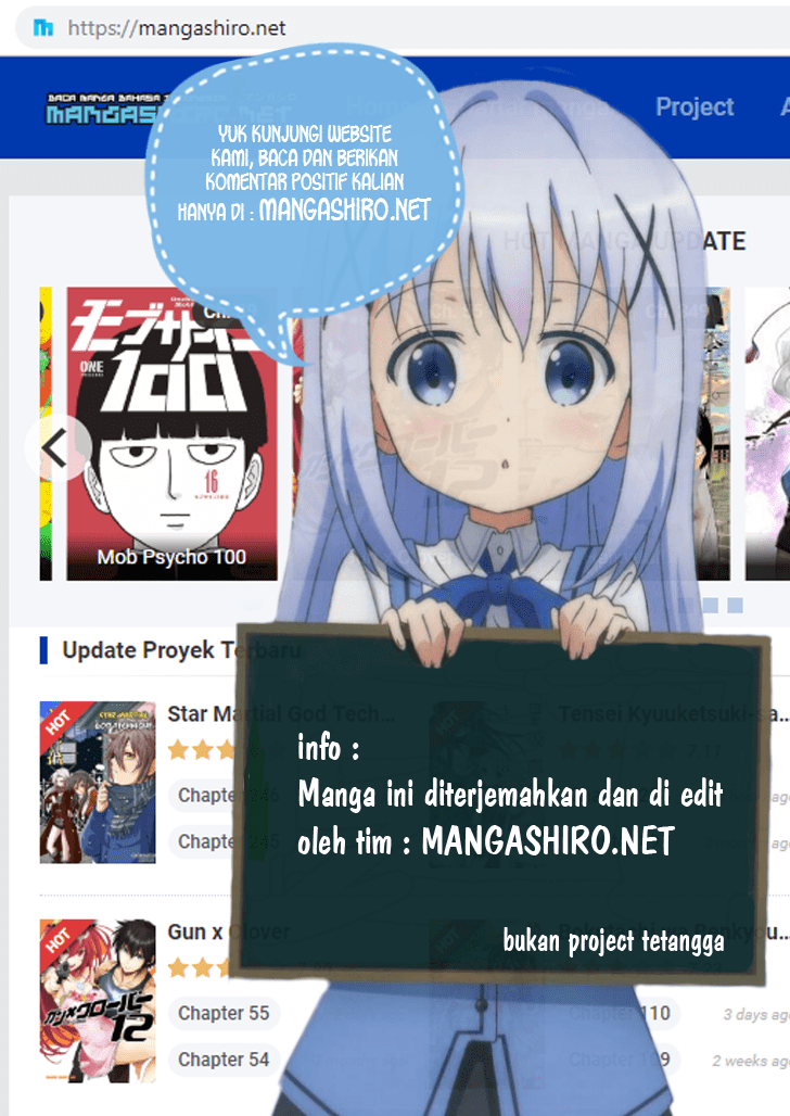 Halaman 4 dari Hachinan tte, Sore wa Nai Deshou! Chapter 35
