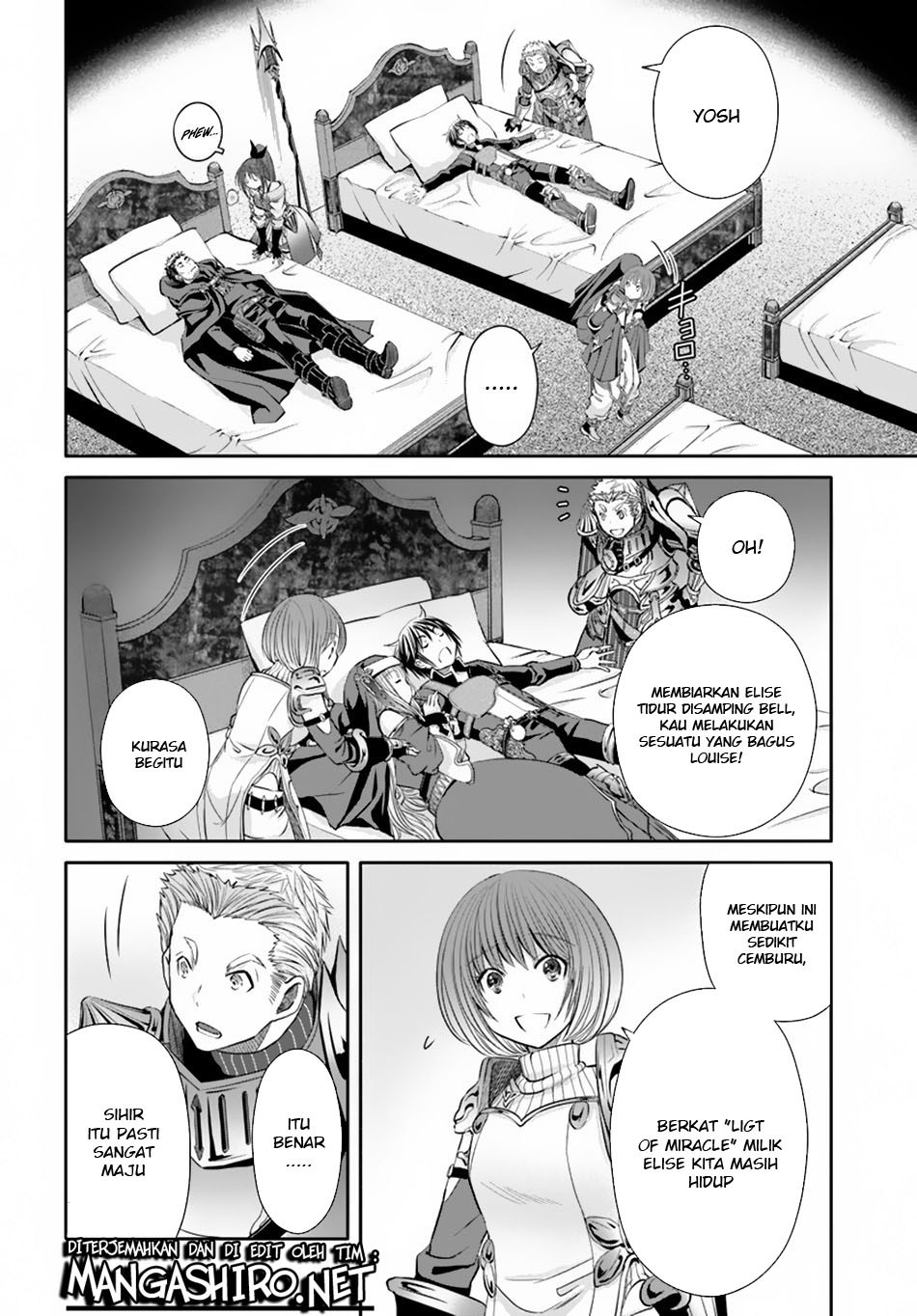 Halaman 6 dari Hachinan tte, Sore wa Nai Deshou! Chapter 35