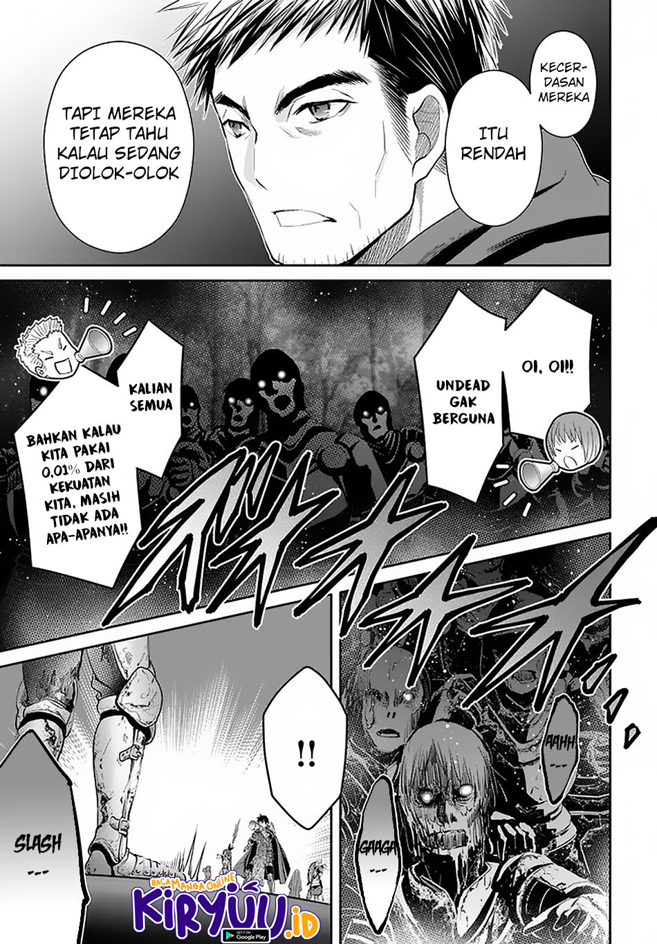 Halaman 4 dari Hachinan tte, Sore wa Nai Deshou! Chapter 54