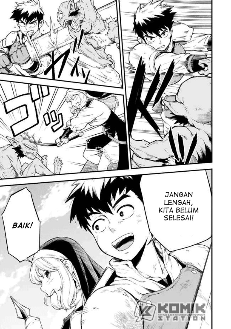 Halaman 14 dari Hazure Skill "Level Up" no Sei de Party wo Tsuihousareta Shounen wa, Level wo Agete Butsuri de Naguru Chapter 3