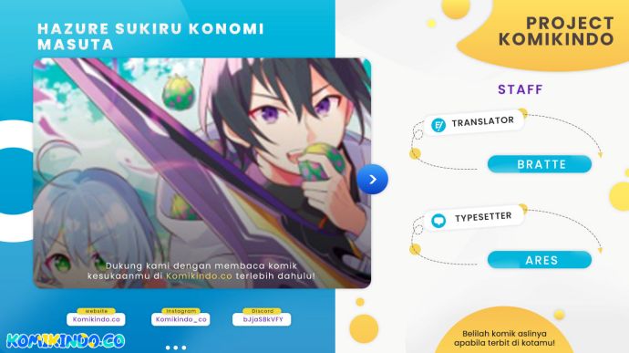 Halaman 1 dari Hazure Skill "Kinomi Master": Skill no Mi (Tabetara Shinu) o Mugen ni Taberareru You ni Natta Ken ni tsuite Chapter 12.3