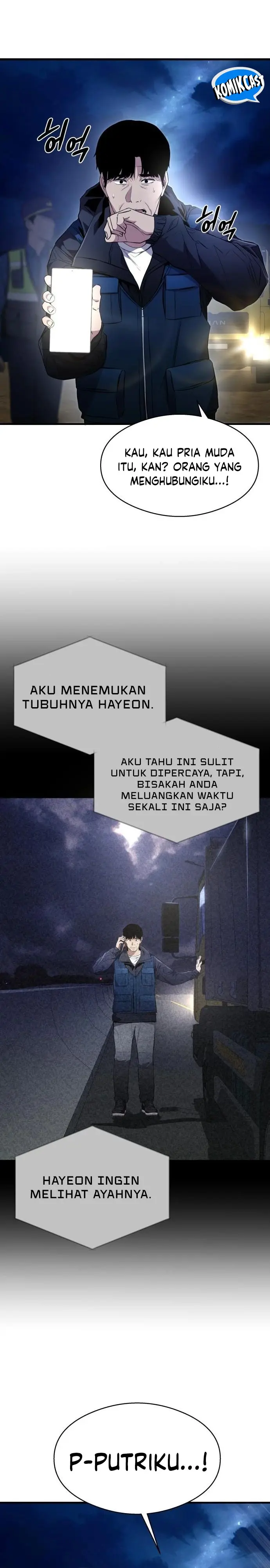 Halaman 15 dari Heart-Pounding Ghostly Poem Chapter 7