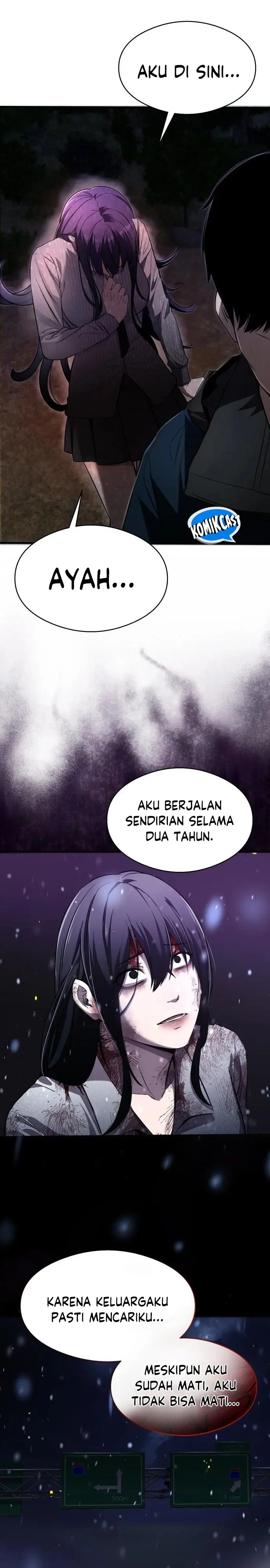 Halaman 18 dari Heart-Pounding Ghostly Poem Chapter 7