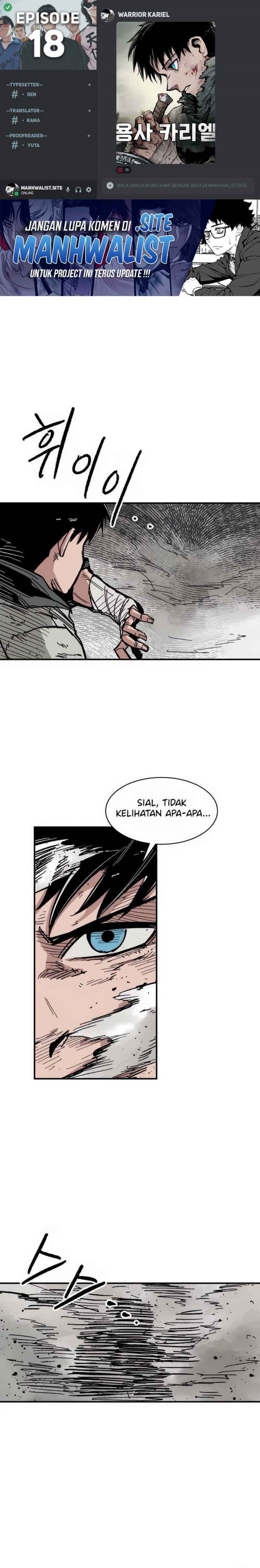 Halaman 1 dari Warrior Kariel Chapter 18