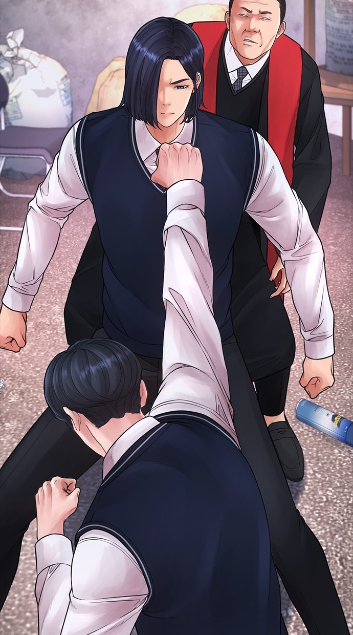 Halaman 50 dari Daddy Goes to School Chapter 79