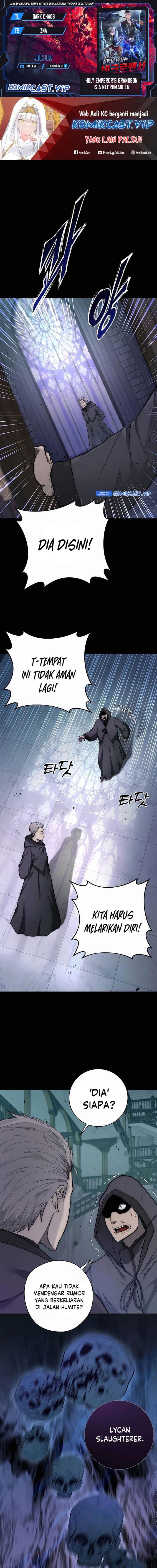 Halaman 1 dari Holy Emperor’s Grandson is a Necromancer Chapter 1