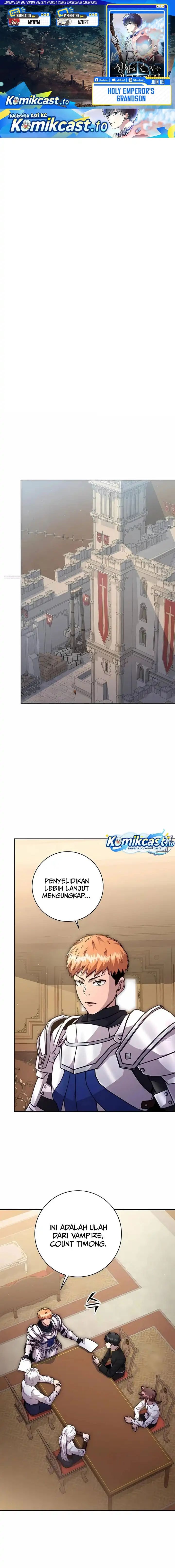 Halaman 1 dari Holy Emperor’s Grandson is a Necromancer Chapter 100