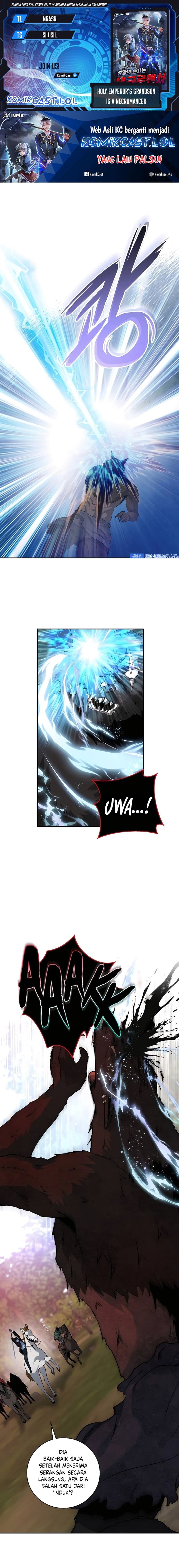 Halaman 1 dari Holy Emperor’s Grandson is a Necromancer Chapter 41