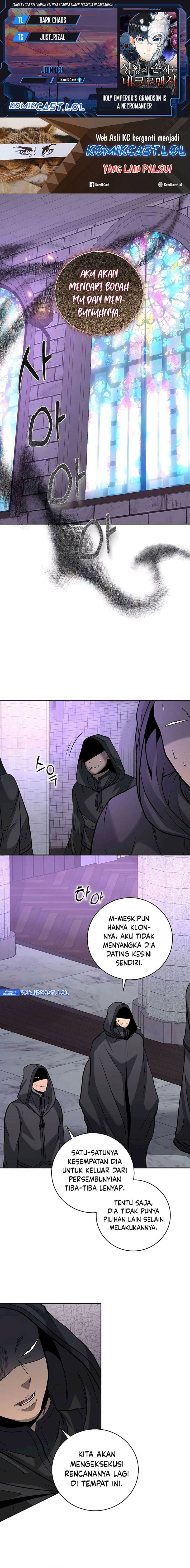 Halaman 1 dari Holy Emperor’s Grandson is a Necromancer Chapter 47