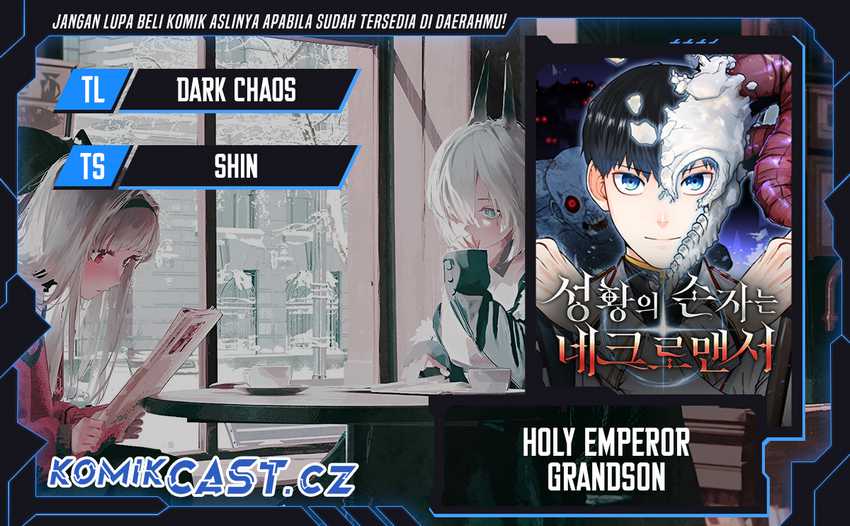 Halaman 1 dari Holy Emperor’s Grandson is a Necromancer Chapter 56