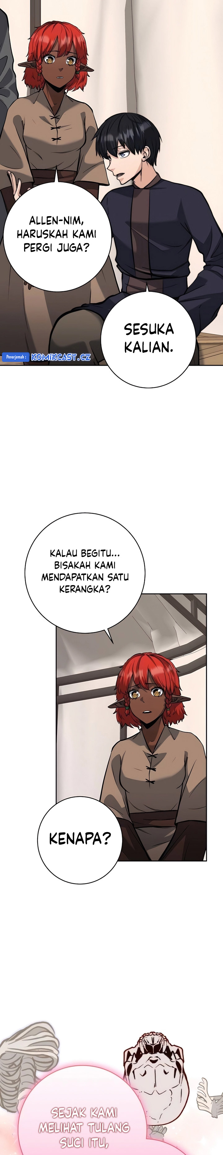 Halaman 28 dari Holy Emperor’s Grandson is a Necromancer Chapter 57
