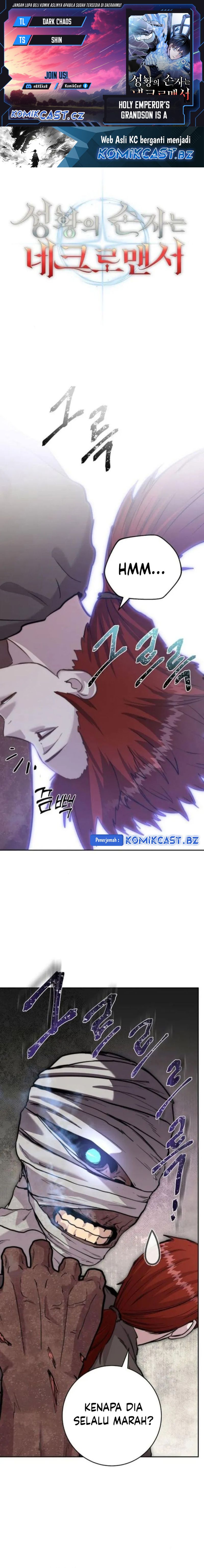 Halaman 1 dari Holy Emperor’s Grandson is a Necromancer Chapter 63