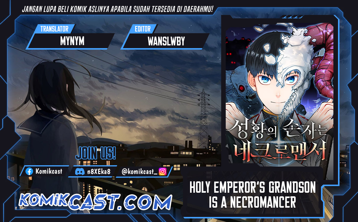 Halaman 1 dari Holy Emperor’s Grandson is a Necromancer Chapter 76