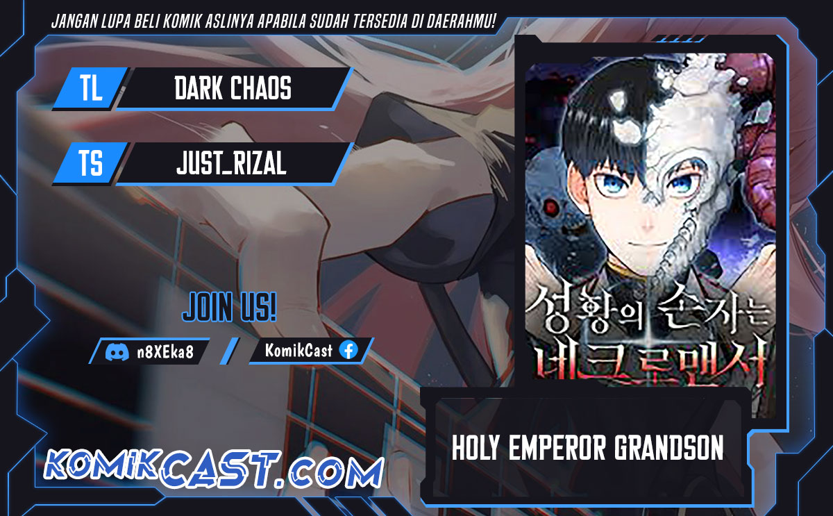 Halaman 1 dari Holy Emperor’s Grandson is a Necromancer Chapter 81