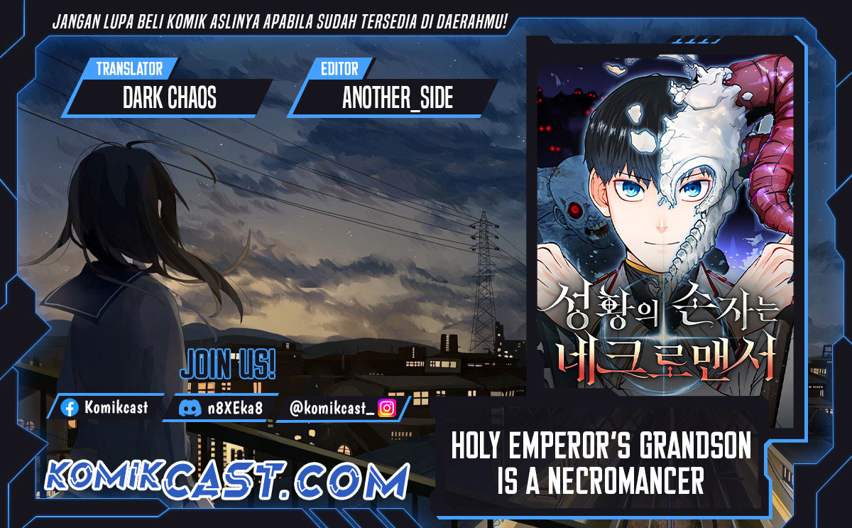 Halaman 1 dari Holy Emperor’s Grandson is a Necromancer Chapter 82