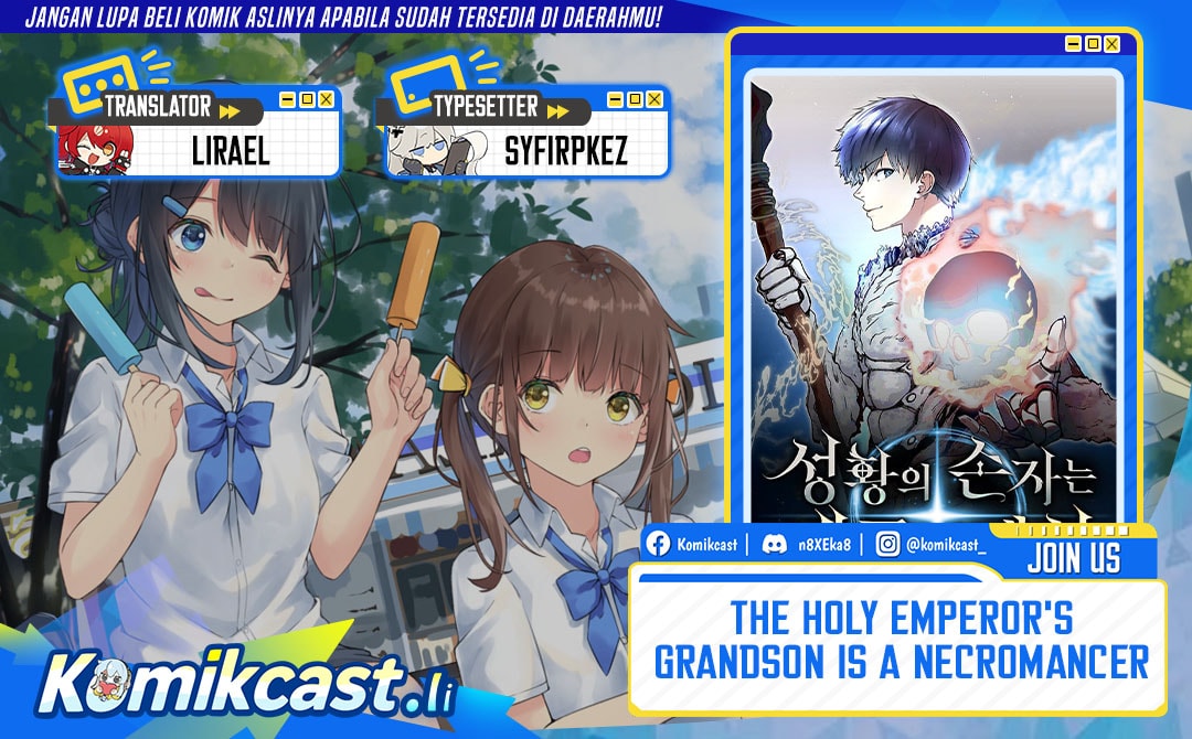 Halaman 1 dari Holy Emperor’s Grandson is a Necromancer Chapter 86