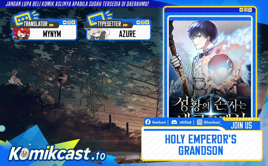 Halaman 1 dari Holy Emperor’s Grandson is a Necromancer Chapter 96