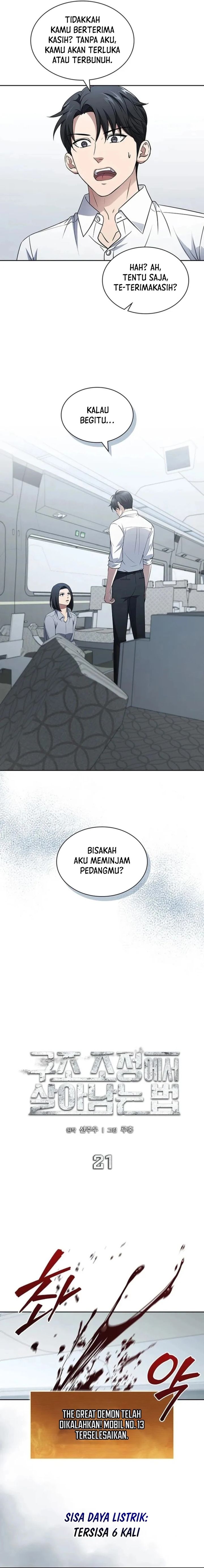 Halaman 8 dari How to Survive Restructuring Chapter 21