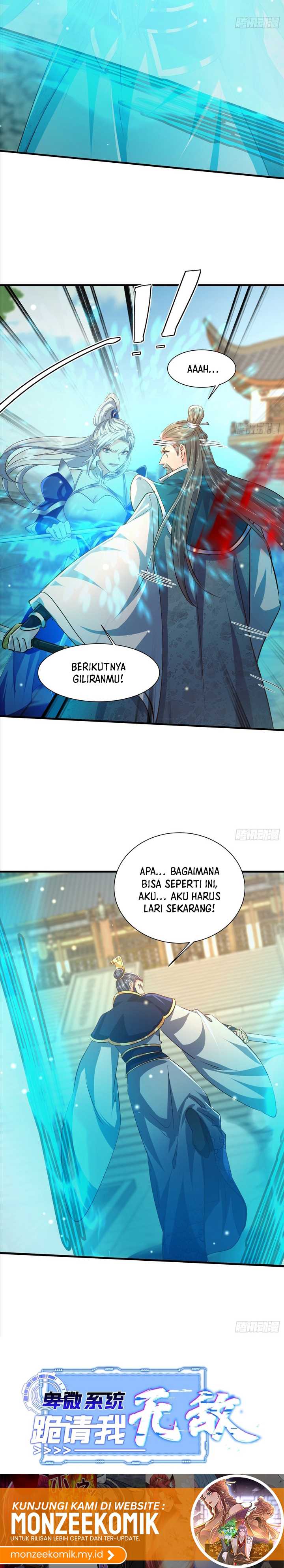 Halaman 13 dari Humble System, Kneel and Beg Me to Be Invincible Chapter 59
