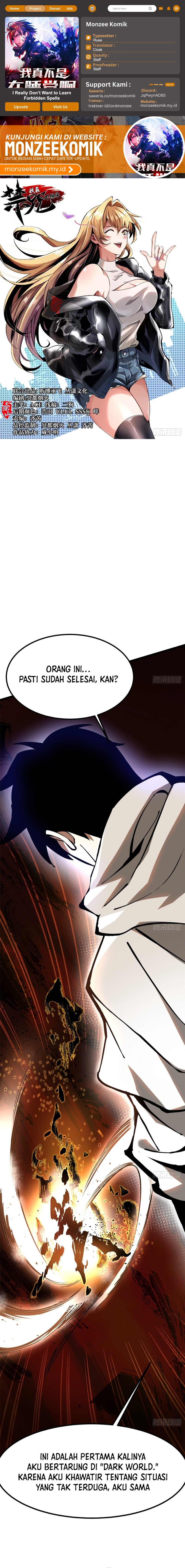 Halaman 1 dari My Reluctant Journey into Forbidden Spells Chapter 90
