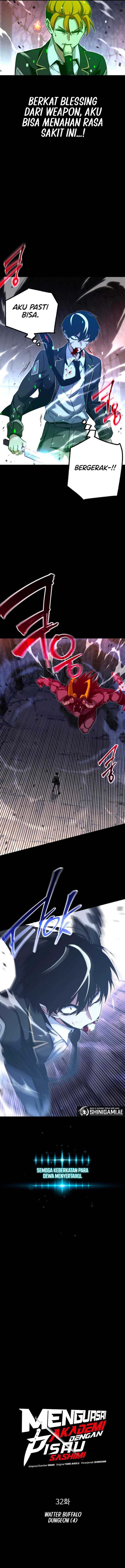 Halaman 6 dari I Took over The Academy With a Single Sashimi Knife Chapter 32