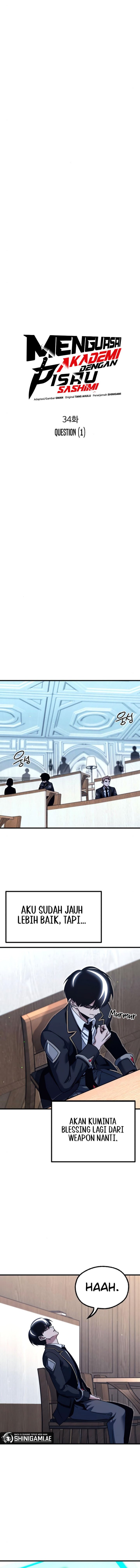Halaman 5 dari I Took over The Academy With a Single Sashimi Knife Chapter 34