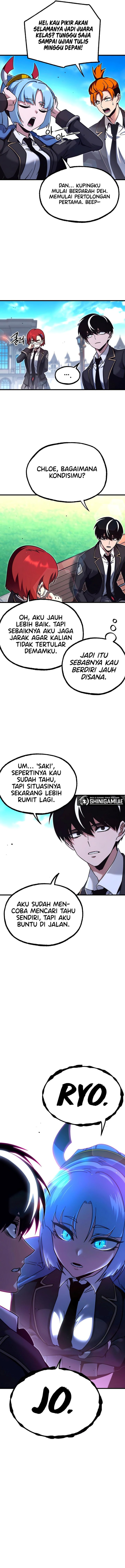 Halaman 13 dari I Took over The Academy With a Single Sashimi Knife Chapter 36