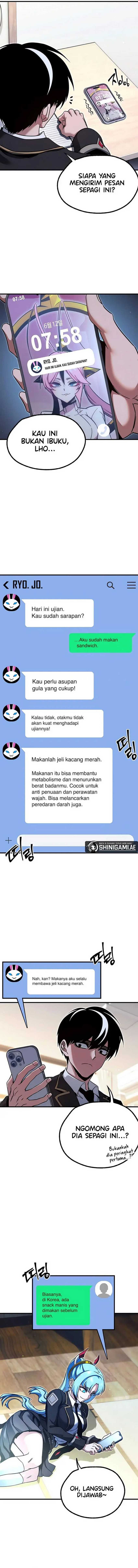 Halaman 14 dari I Took over The Academy With a Single Sashimi Knife Chapter 38