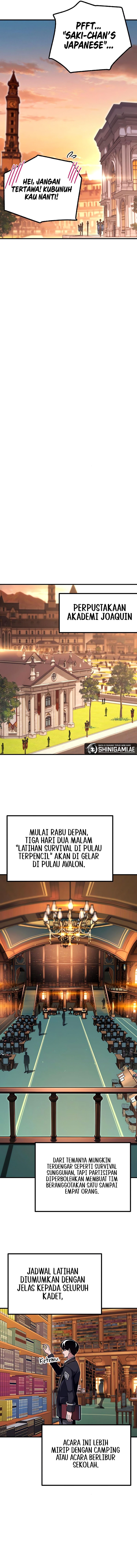 Halaman 14 dari I Took over The Academy With a Single Sashimi Knife Chapter 39