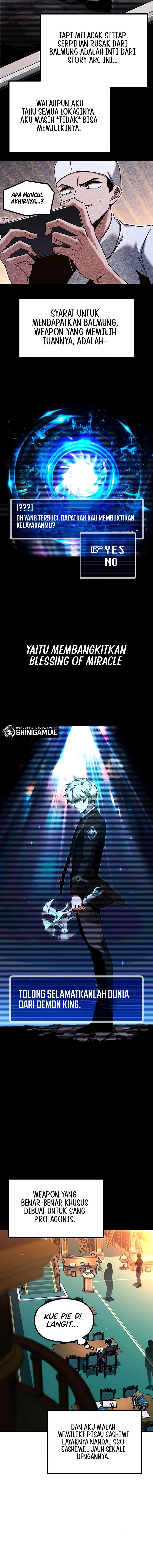 Halaman 17 dari I Took over The Academy With a Single Sashimi Knife Chapter 39
