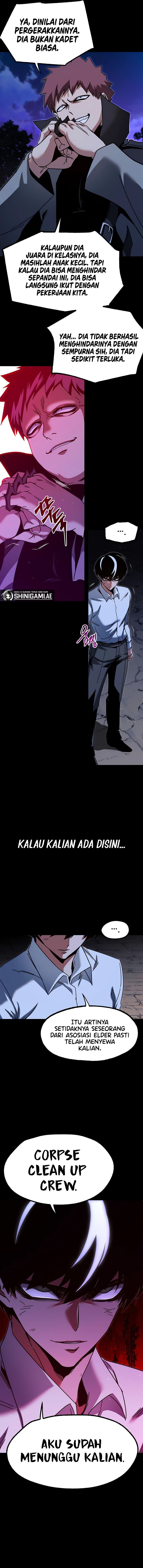 Halaman 15 dari I Took over The Academy With a Single Sashimi Knife Chapter 44