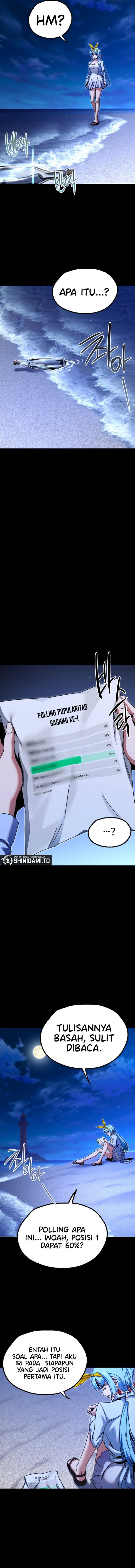 Halaman 13 dari I Took over The Academy With a Single Sashimi Knife Chapter 49.5