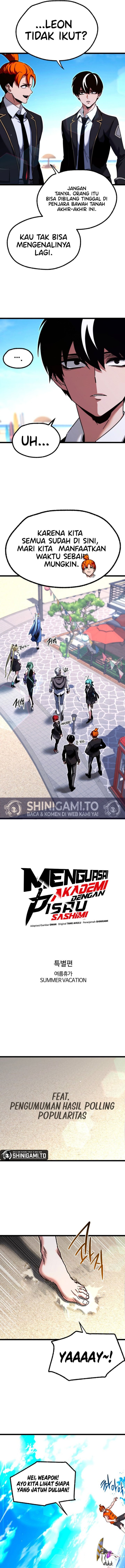 Halaman 4 dari I Took over The Academy With a Single Sashimi Knife Chapter 49.5
