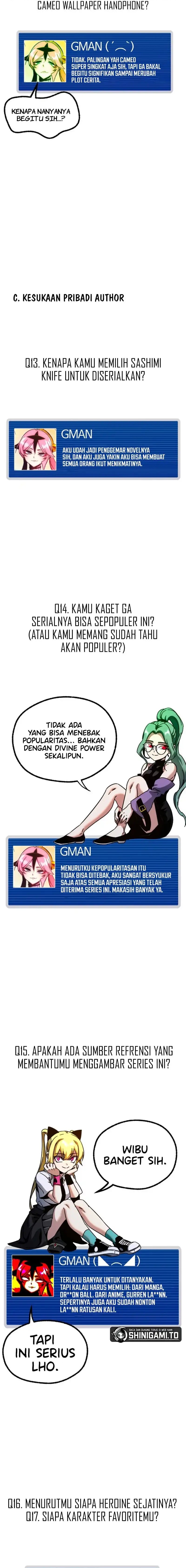 Halaman 4 dari I Took over The Academy With a Single Sashimi Knife Chapter 49.6