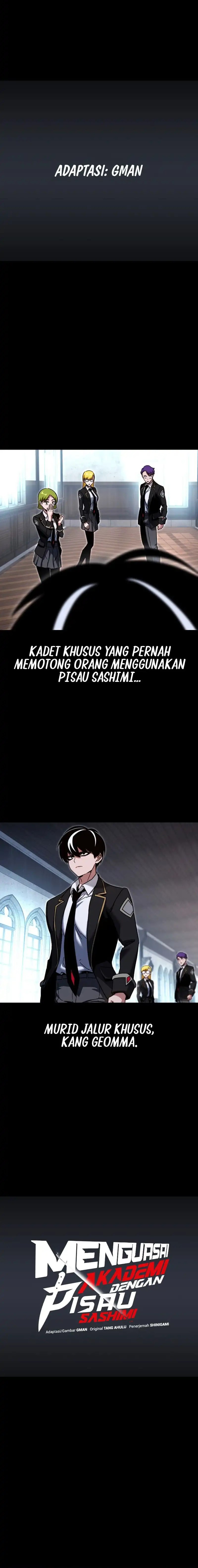 Halaman 8 dari I Took over The Academy With a Single Sashimi Knife Chapter 49.6