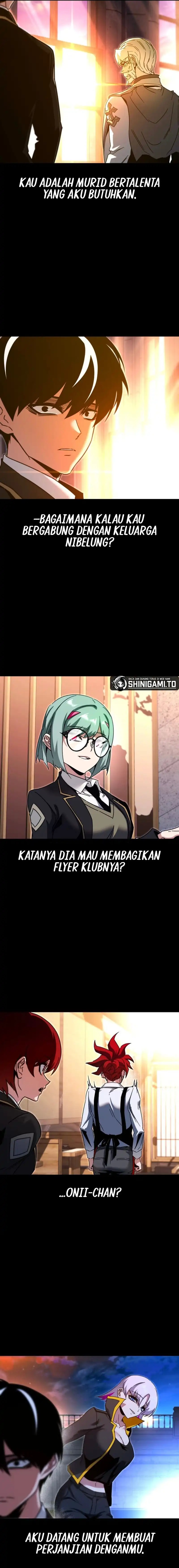 Halaman 9 dari I Took over The Academy With a Single Sashimi Knife Chapter 49.6
