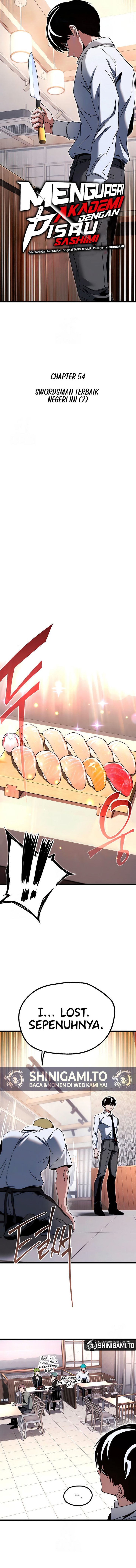 Halaman 5 dari I Took over The Academy With a Single Sashimi Knife Chapter 54