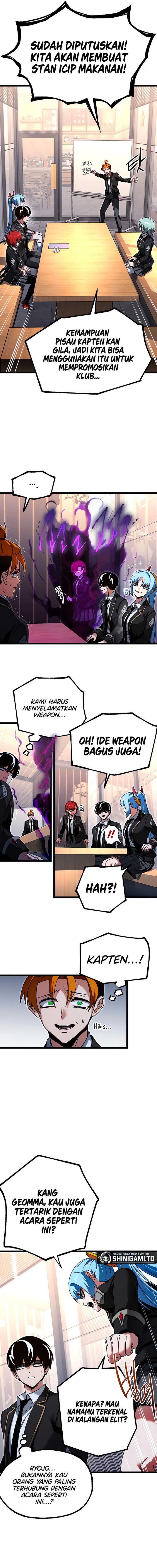 Halaman 14 dari I Took over The Academy With a Single Sashimi Knife Chapter 55