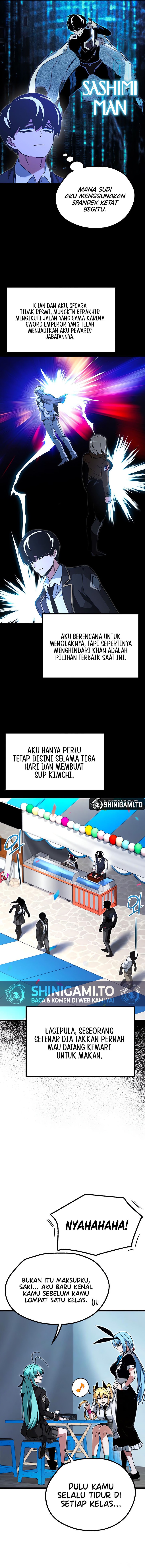 Halaman 12 dari I Took over The Academy With a Single Sashimi Knife Chapter 57