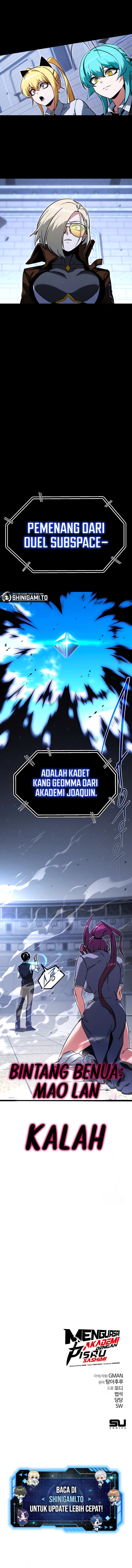 Halaman 21 dari I Took over The Academy With a Single Sashimi Knife Chapter 58