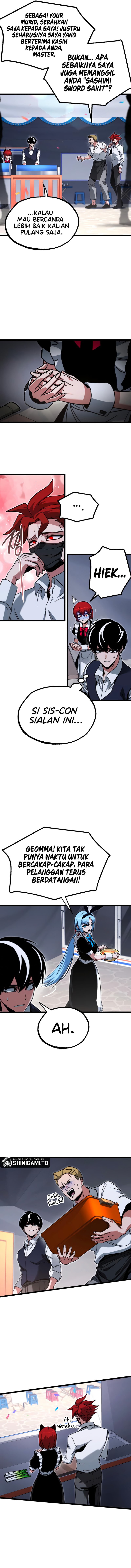 Halaman 12 dari I Took over The Academy With a Single Sashimi Knife Chapter 59